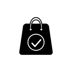 Confirmed Order Checkmark Vector Icon Illustration