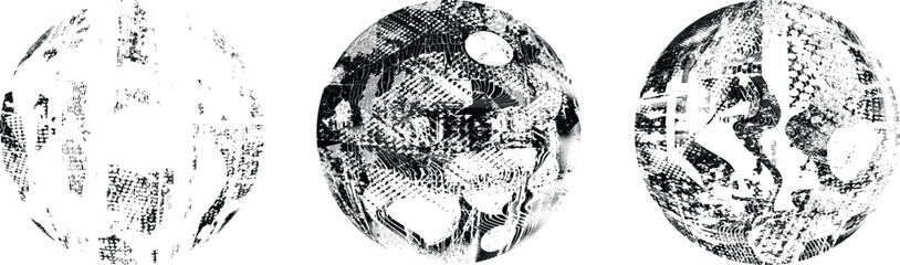 Grunge post Stamps Collection, Circles. Banners, Insignias , Logos, Icons, Labels and Badges Set . vector distress textures.blank shapes.