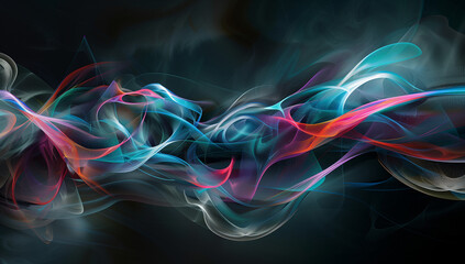 Obraz premium Ink Flow abstract design - liquid wallpaper, homepage, banner