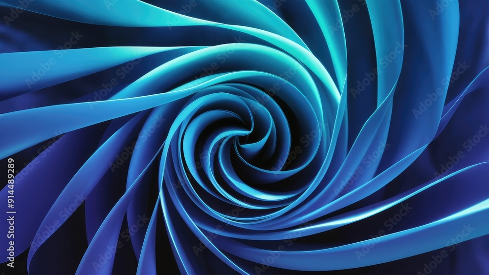 Poster dynamic gradient background featuring a combination of blue hues