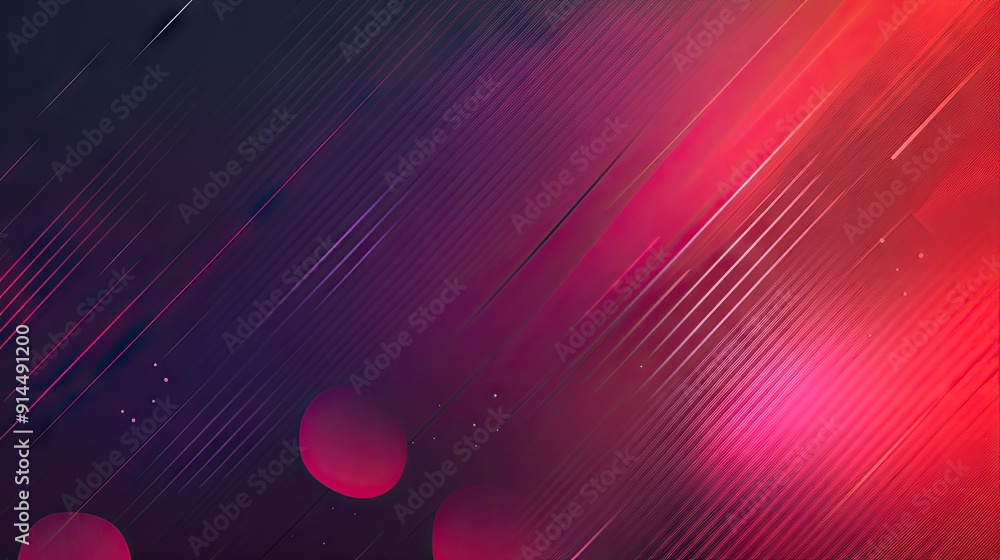 Poster abstract background with a red-purple gradient and geometric shapes, perfect for dynamic and modern 