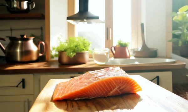 Tempting Salmon Dish: Ready for Enjoyment