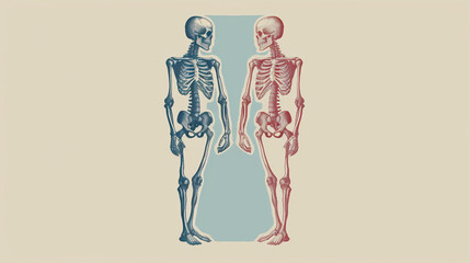 Human Skeleton Anatomy - Detailed and Labeled Skeletal System