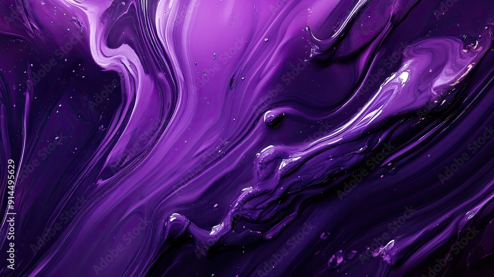 Poster abstract violet background with creative digital patterns, creating a bold and artistic design for v