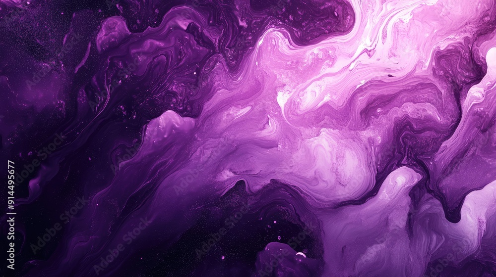 Poster abstract violet background with creative digital patterns, creating a bold and artistic design for v