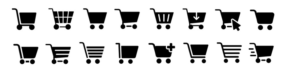Cart icon set. Shopping cart  © DOBRYI VECHIR STUDYA