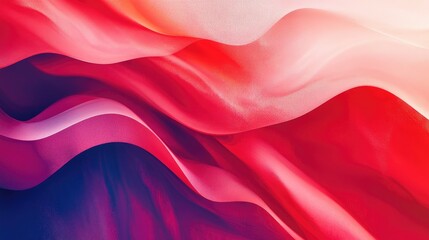 Obraz premium Bold red abstract design with smooth gradients and textured elements, perfect for striking gift cards, covers, and posters.