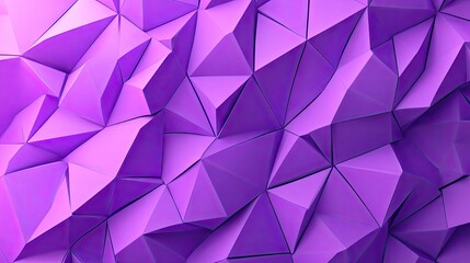 Fototapeta premium Bright violet abstract geometric background with triangular cells and polygon patterns, perfect for sleek and stylish digital illustrations.