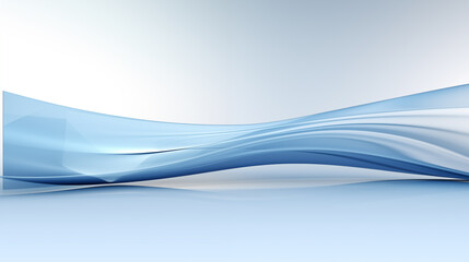 Abstract soft shiny white blue wavy line background graphic design. Elegant white blue modern architecture art. Blurred backdrop effect back