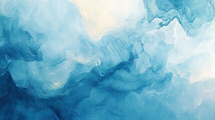 Obraz premium Calming blue abstract background with a neutral aqua base, perfect for banners, wallpapers, and contemporary presentation designs.