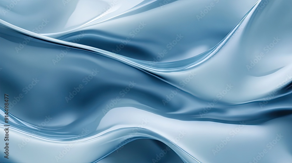 Poster clean minimal wavy fluid background with smooth lines and gentle transitions, ideal for contemporary