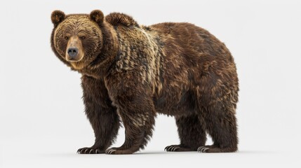 Fototapeta premium The Brown Grizzly Bear
