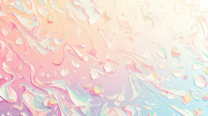 colorful wave bubble abstract background