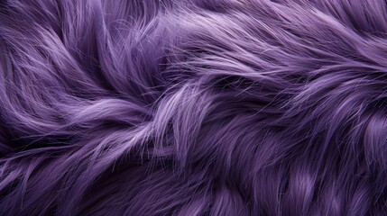 Fototapeta premium Close-up of Purple Animal Fur Texture.