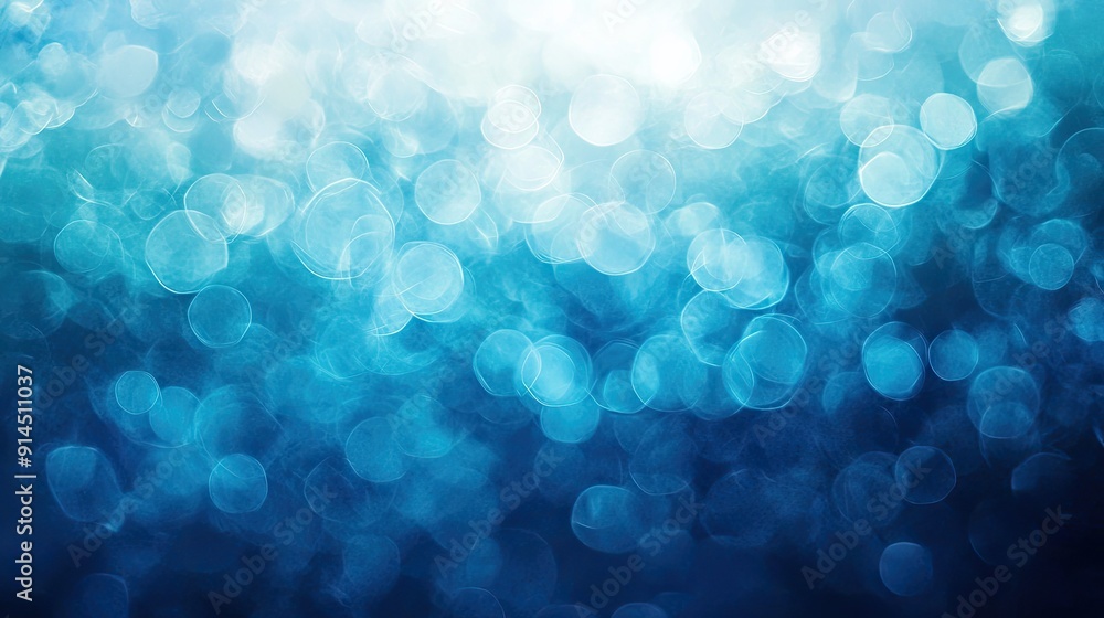 Poster refreshing blue abstract backdrop with aqua and cyan hues, perfect for creating eye-catching website