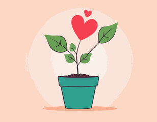 Heart Plant in Pot