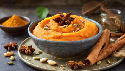 Sweet Potato Mash with Cinnamon and Nutmeg