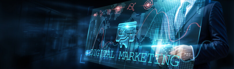 Digital marketing involves analyzing data to create insightful graphs and reports. Professionals use these tools to track growth charts, campaign performance, optimize strategies for better results.