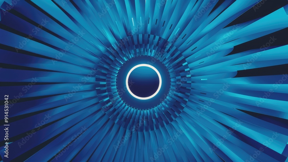 Poster dynamic gradient background featuring a combination of blue hues