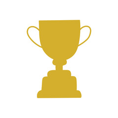 Abstract Icon Reward. Related to Online Game symbol. Education  School line award winner golden trophy icon.