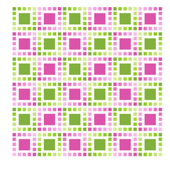 Obraz premium background, wallpaper with a pattern with squares continuously in the colors green and raspberry-pink, square, vector graphic, EPS, germany