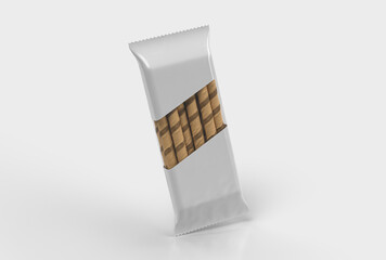 white plastic packet of chocolate cookies