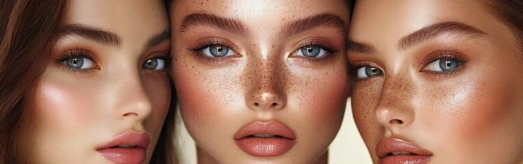 Fototapeta premium Professional Makeup Artist Enhances Beauty