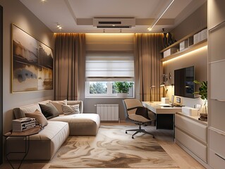 Fototapeta premium modern living room
