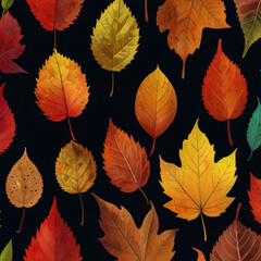 Fototapeta premium autumn leaves background