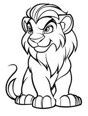 coloring book illustration 