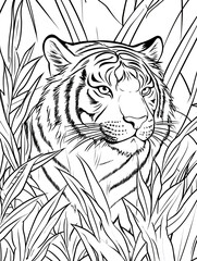 coloring book illustration 