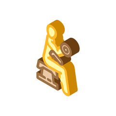 glute bridges fitness exercise leg isometric icon vector. glute bridges fitness exercise leg sign. isolated symbol illustration