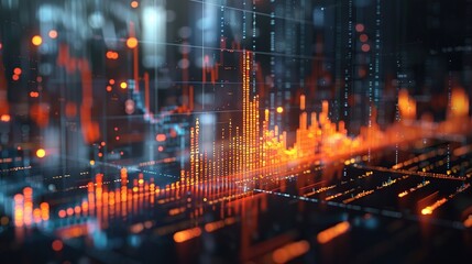 Obraz premium Abstract Data Visualization