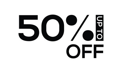 discount vector, up to 50 percent off vector, 50 off vector