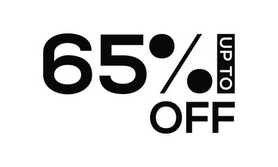 discount vector, up to 65 percent off vector, 65 off vector