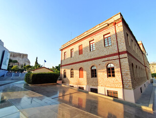Exterior view of the Acropolis Research Center. ARC is a leading institution dedicated to the study, preservation, and promotion of the Acropolis and its heritage.