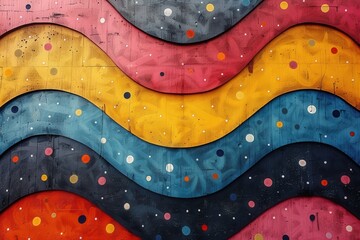 abstract background in colors and patterns for book week