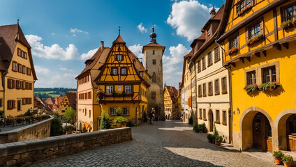Fototapeta premium Amazing Rothenburg ob de Tauber Germany