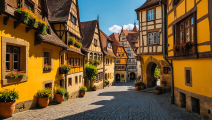 Fototapeta premium Amazing Rothenburg ob de Tauber Germany
