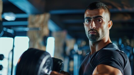 Inspiration from a Bodybuilder's Amazing Physique at the Gym.