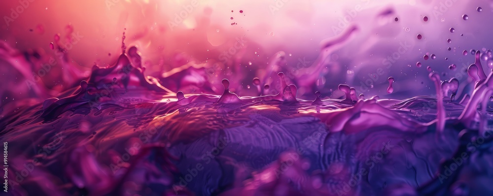 Poster ink droplets dancing in water, creating abstract shapes and patterns, 4k hyperrealistic photo