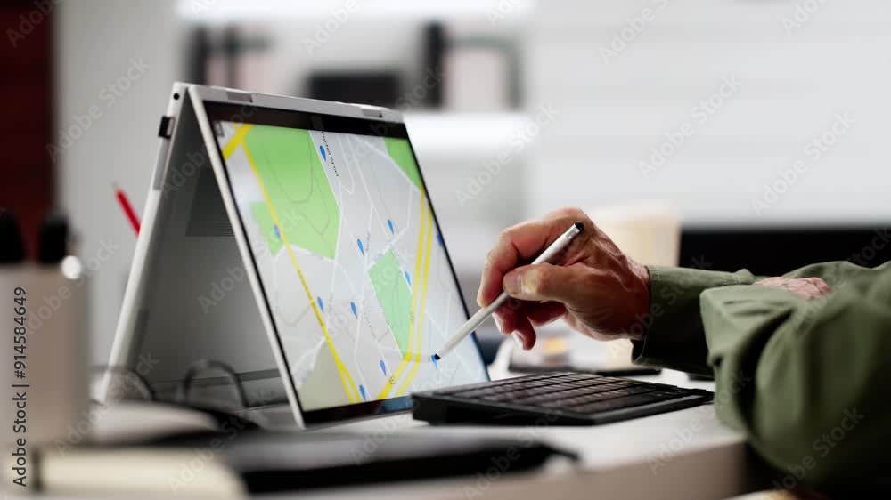 Poster online location gps map search