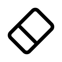 eraser line icon