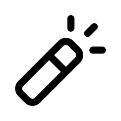 magic wand line icon