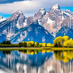 Obraz premium Grand Teton National Park