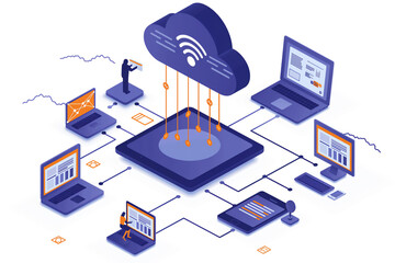 A visual representation of cloud technology