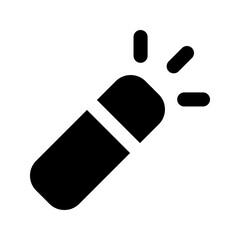 magic wand glyph icon