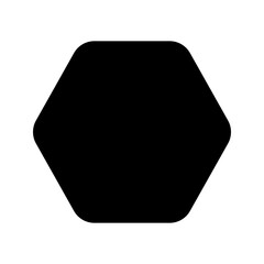 polygon glyph icon