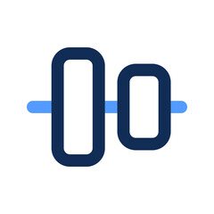 align center outline color icon