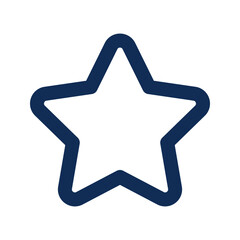 star outline color icon